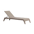 Modern Adjustable Outdoor Lounge Chair in Neutral Tone